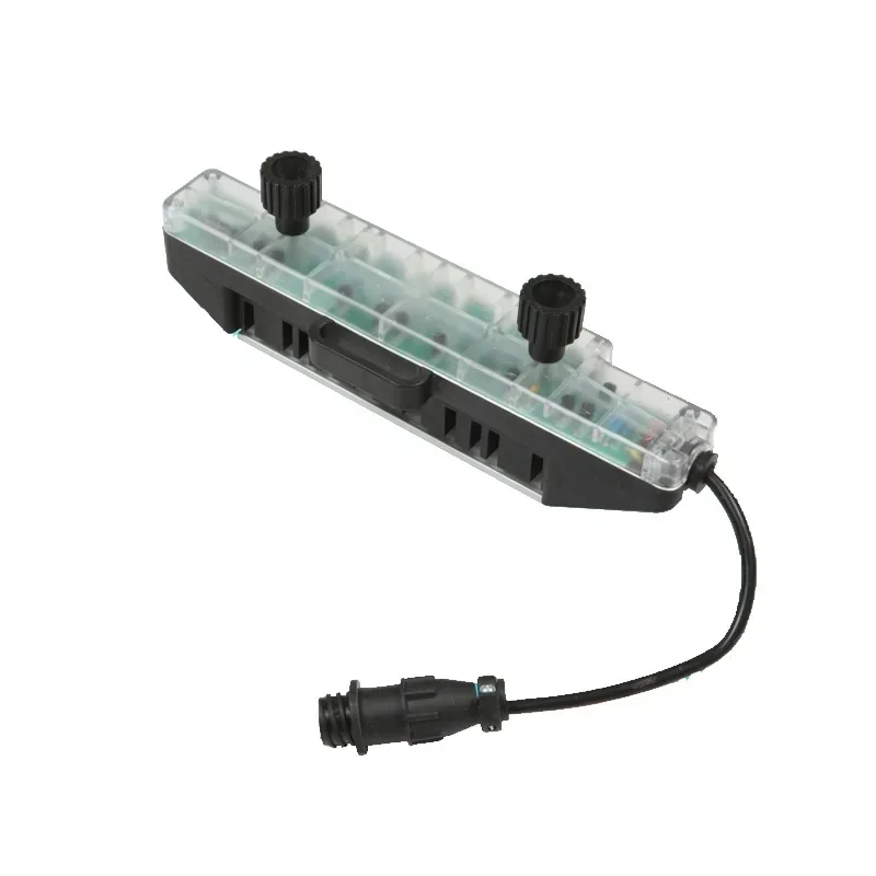 Varpstoppboxar med LED-display för vävstolar